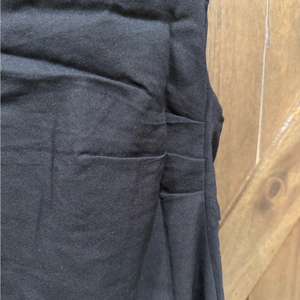 Choosy Chic Black Gathered Dress - Picture 4 of 4